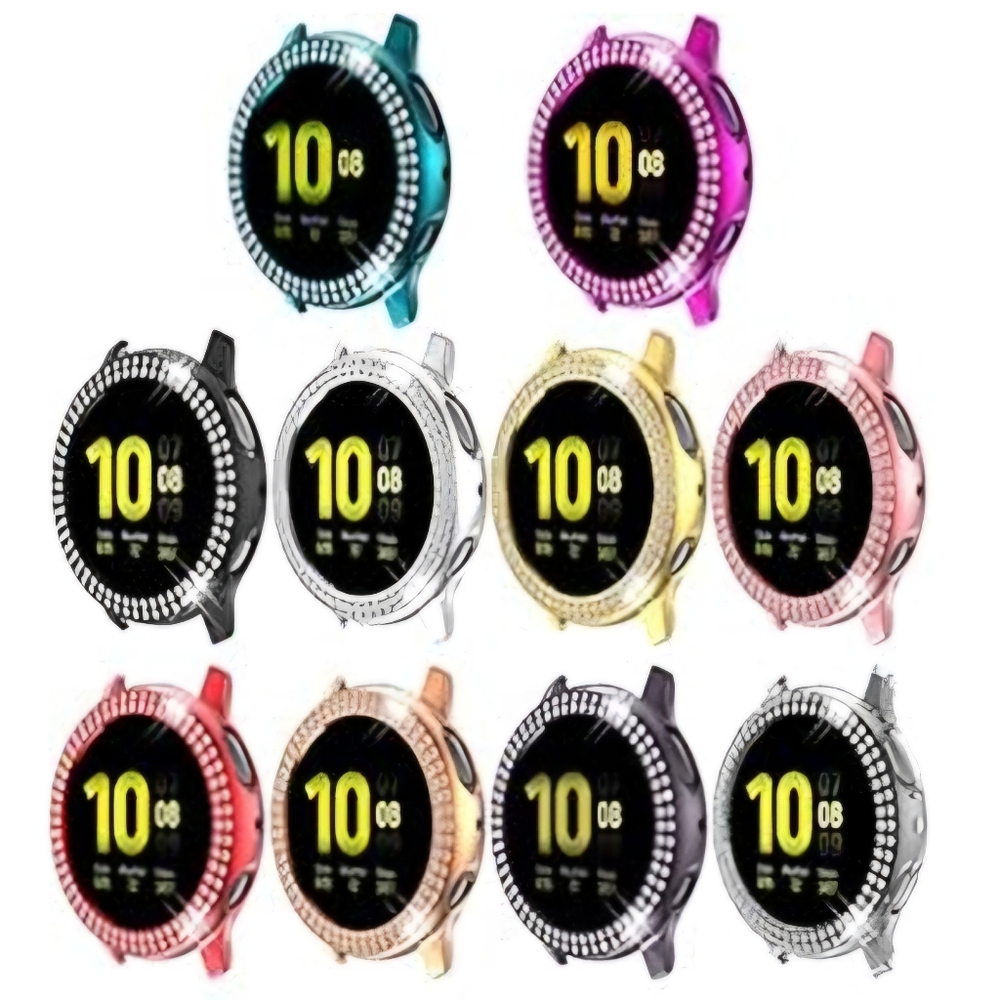 10 Pack Samsung Galaxy Watch Active 2 Bumper Case Faceplates